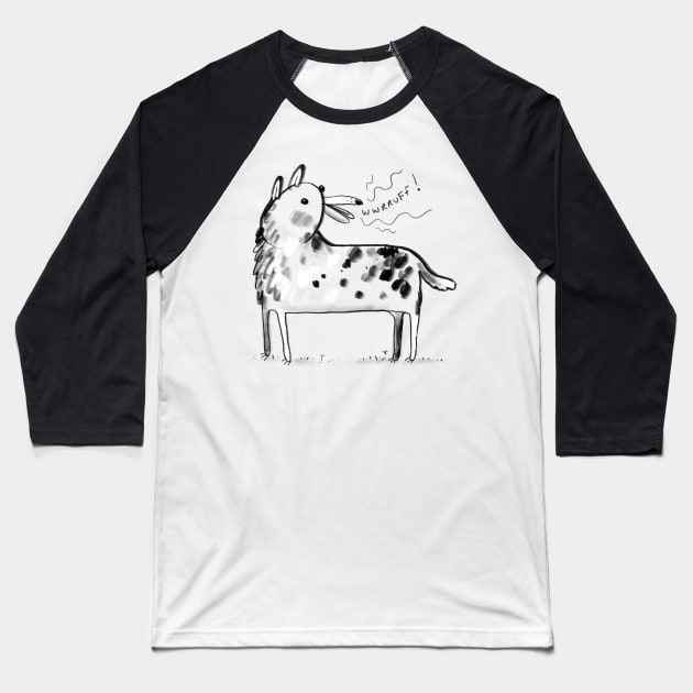 Wwrruff! Baseball T-Shirt by Sophie Corrigan